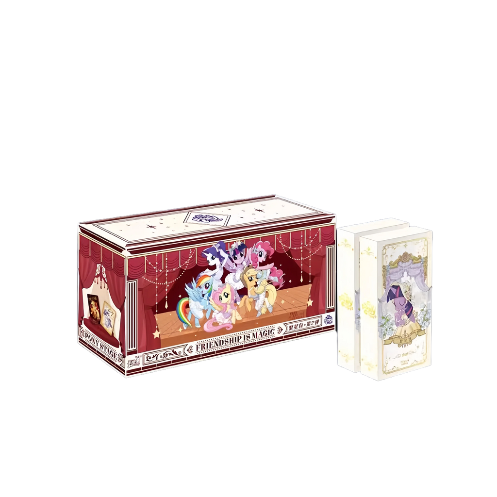 KAYOU Genuine New My Little Pony Friendship Eternal Star Bag 2 Rhythm Moon AR Gilded Decoration OR Collection Card Gift