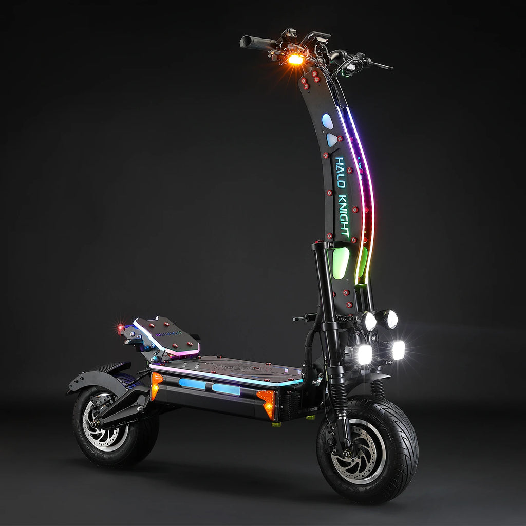 HALO KNIGHT T107Max 72V 8000W Adult Electric Scooter Fast 120km/h Electrical Scooter Powerful Dual Motors Escooter Top E-scooter