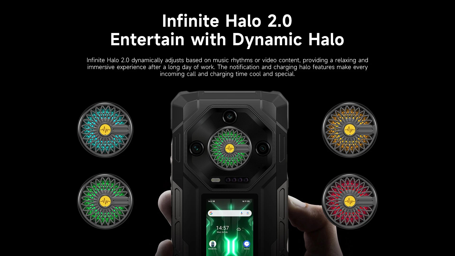 Ulefone Armor 33 Pro 5G Rugged Phone 25500 mAh 512GB ROM 120Hz 6.59”3.4" Rear Screen NFC Android Smartphone
