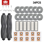 For Xiaomi Robot Vacuum X20 + / X20 Plus Dust Bag Mop Cloth Accessories Main Side Brush Hepa Filter Replacement Parts