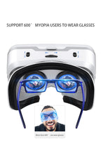 VR Glasses Virtual Reality Headset Viar Devices Helmet 3D Lenses Smart Goggles For Smartphones Phone Mobile Gogle Game Accessory