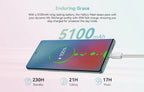 Cubot Hafury Meet, Smartphone Android, 6.67" 120Hz AMOLED Curved Screen, 24GB RAM(12GB+12GB), 256GB ROM, Helio G99,100MP,NFC,