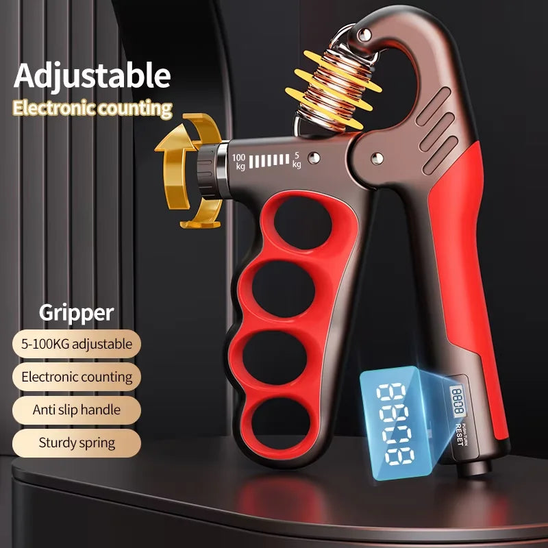 5-100Kg Adjustable Heavy Gripper Fitness Hand Exerciser Wrist Training Increase Strength Spring Finger Pinch Carpal Expander Main image