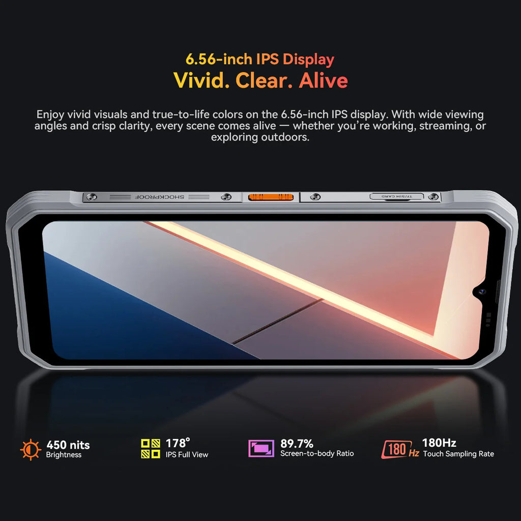 Blackview OSCAL MARINE 3 Rugged Smartphone 6.56" HD 90Hz Display Helio G81 13MP+16MP Camera 5000mAh Battery Android 16 Mobile