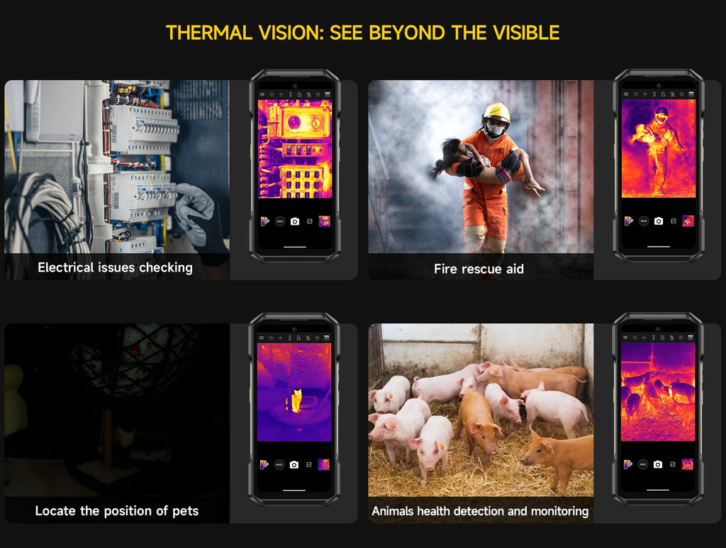 Ulefone Armor 27T Pro+ 5G Rugged Phone 10600mAh Android 15 Smartphone 50MP+64MP Night Camera 6.78" 120Hz 24GB+256GB NFC Mobile