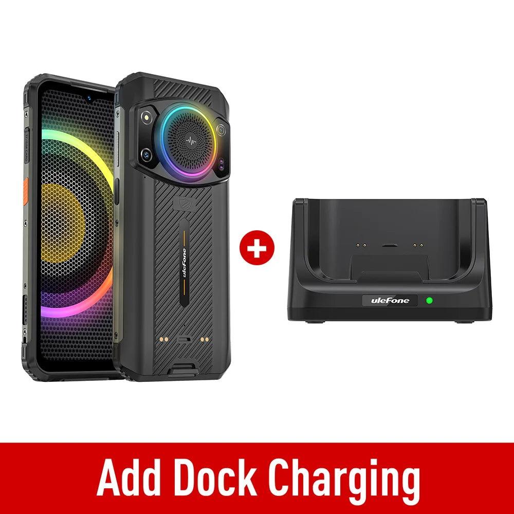 Ulefone Armor 21 Smartphone, G99 Android 15, 16GB RAM, 256GB ROM, Rugged Phone, 64MP, 9600mAh, Mobile phone, Global