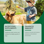 60ml Immune-Boosting Multivitamin Supplement for Dogs, Gentle Formula to Relieve Skin Discomfort, Daily Nutrition Supplement