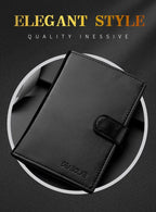 Stylish Travel Passport Bag Multi-Card Card Holder Portable Multi-Function Men's Wallet
