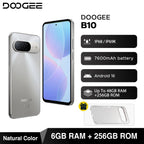 World Premiere DOOGEE B10 Smartphone 7600mAh Battery 6GB 256GB 6.6'' Display 64MP AI Camera Gemini AI Android 16 Mobile Phone