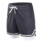 Children's basketball shorts cropped shorts trendy and loose summer pants wearing large shorts for training quick drying fitness