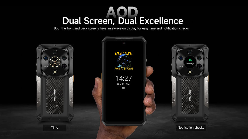 【World Premiere】Ulefone Armor 28 Ultra 5G AI Rugged Phone 1TB ROM+32GB RAM Android Smartphone AMOLED 6.67" 10600mAh Mobile phone
