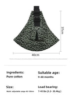 Portable Sling Baby Carrier Wrap Toddler Backpack Shoulder Bag Bebe Carriers Newborn Backpacks Infant Bags for New Born