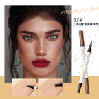 Qibest 2-In-1 Freckle Pen with Gourd-Shaped Head, Natural and Realistic, Sweat-Proof, Double-Ended Stamp Dot Pen Cosmetic Stick