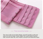 Gathered Side Collection Lifting Underwear Breasts Brassiere Large Size Bra Full Cup Underwear Brassiere No Steel Ring  Bra