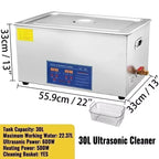 SIHAO 1.3L 2L 3L 6L 10L 15L 22L 30L Ultrasonic Cleaner Lave-Dishes Portable Washing Machine Diswasher Ultrasound Home Appliances