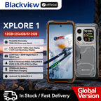 Blackview XPLORE 1 Outdoor Mobile Phone, 5G Waterproof Rugged Smartphone Android 15, 6.78'' 2.4K Display, 16GB+512GB, 20000mAh