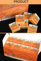 AILKE Pure Carrot Anti-Oxidation Serum Soap, Whitening, Clean Stains, Skin Brightening Soap Bar, With Vitamin C, For Body, Face