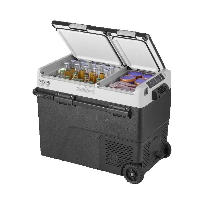 SucceBuy 58 L Portable Car Refrigerator Car Refrigerator Fridge Dual Zone Portable Freezer Compressor Cooler for Home, Outdoor Main image