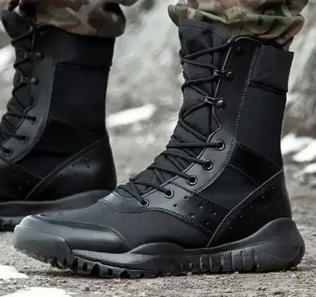 35-47 Size Men Women Ultrallight Outdoor Climbing Shoes Tactical Training  Boots Summer Breathable Mesh Hiking Desert Boot