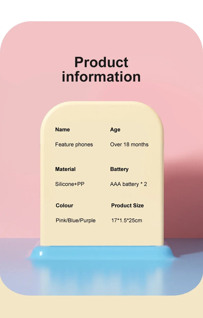 Baby Early Education Toys Guitar phone Sound Toys Kid Multi functional Music Phones Analog Phones story machine for Children