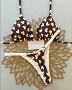 New Bikini Women Swimsuit Beach Vacation Swimwear Leopard Printed Sexy Bikini Set Beachwear Swimsuit Thong Bathing Suit Biquinis