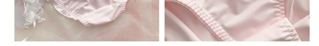 UK Trending! MOYISU Kawaii Lolita Bra Set Full Cup G Heavy Underwire Support Heavy Lace Thin Cup Pure Sexy Teen Lingerie Summer