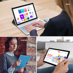 Android 15 Tablet, 10.0-inch screen, quad-core processor, 12GB RAM (3GB+9GB), 64GB storage, 2MP+8MP dual cameras，6000mAh