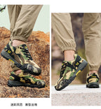 Men Casual Shoes Summer Outdoor Sneakers Women Footwear Trainer Camouflage Shoe Anti Slip Wear-Resistant Hiking Footwear