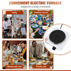 5-Speed 1000W Electric Stove Hot Plate Iron Burner Home Kitchen Cooker Coffee Heater Household Cooking Appliances
