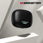 Monster MQT52 Wireless Bluetooth 5.4 Earphones Long Battery Life Gaming Headphones Dual Mode HIFI Stereo Sound Headset With Mic