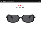 Luxurious Rectangle Sunglasses Women Oval Vintage Brand Designer Square Sun Glasses Men Shades Female Eyewear