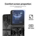Low Price Sale SERVO Flilo9 3G Flip Mobile Phone 2 SIM Card Speed Dial Blacklist Call Record FM Radio 2.6inch Fold Cellphone MP4