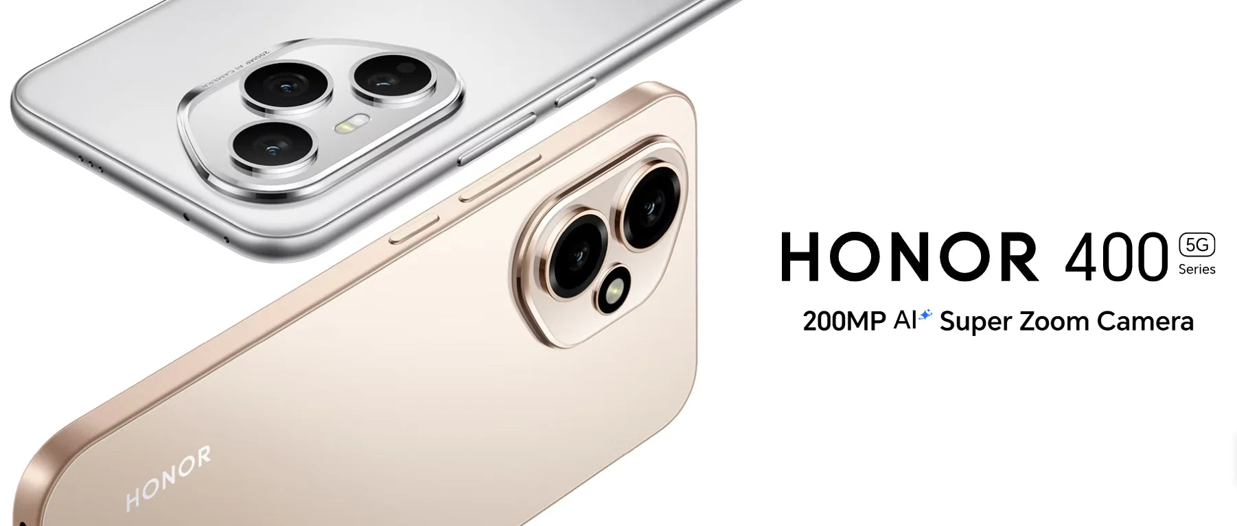 HONOR 400 5G,EU Version, 5G Smartphone, 200MP Ultra-clear AI Main Camera, 5300 mAh Battery, Qualcomm Snapdragon 7 Gen 3