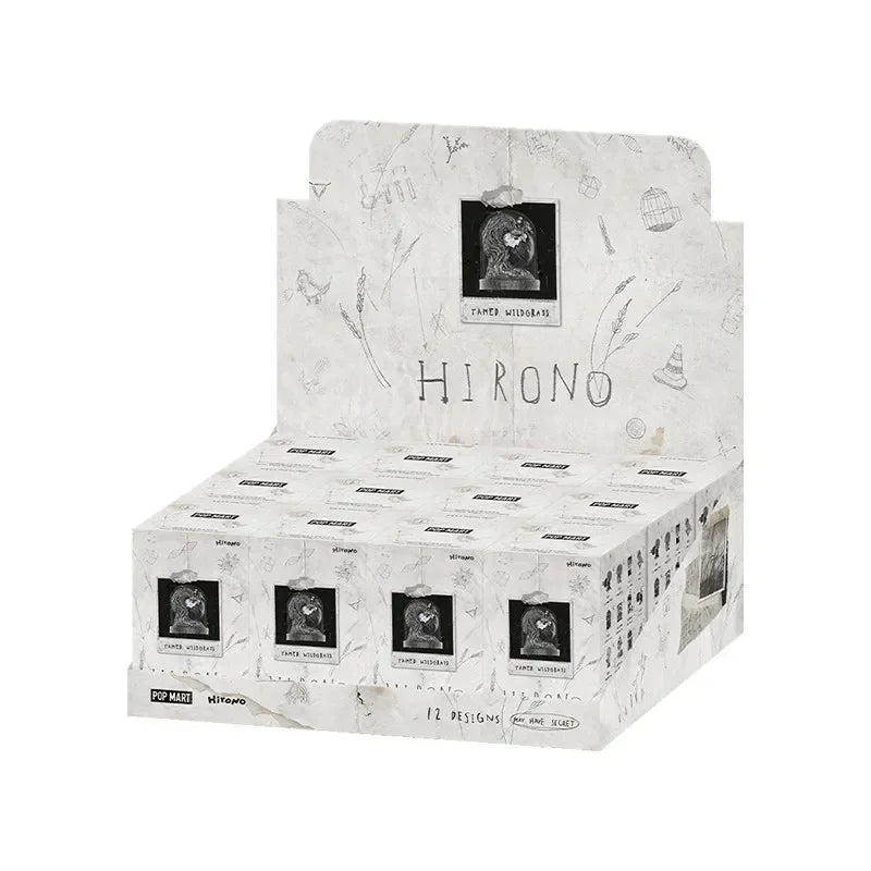 POP MART Hirono TAMED WILDGRASS Series Mystery Box Genuine Blind Box Guess Toys Bag Ornament Figurines Home Decor Desktop Dolls