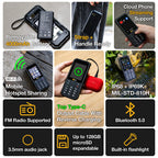 AGM M11 4G Rugged Phone IP68 Waterproof 4000mAh Removable Battery Wi-Fi Hotspot Reverse Charging FM Radio for Outdoor
