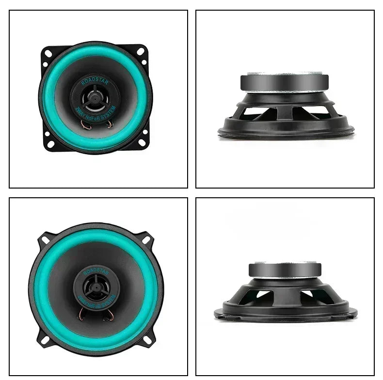 4/5/6.5 Inch Universal Car Coaxial Speakers HiFi Automotive Audio Full Range Frequency Subwoofer Enhanced Car Stereo Sound