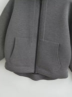 HXAO Women's Hoodie Oversized Zip up Hoodies Women Autumn Winter Long sleeve Outerwears Sweatshirt with zipper Y2k Hoodie Top