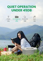 Alpicool NL9 9L Portable Refrigerator 12V/24V Small Car Fridge 100V~240V AC Electric Cooler Plug in Mini Freezer for Camping