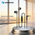 Sennheiser CX300S Wired In-Ear Earphones Pure Bass Stereo Sound Noise Isolating Original Headset for Smartphone Samsung Xiaomi