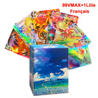 60-100Pcs New English French Spanish Pokemon Cards GX MEGA EX TAG TEAM Vstar Game Battle Card Hot Sale Collection Card Kids Gift